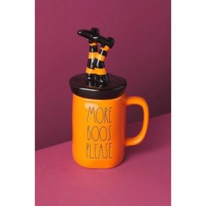 Rae Dunn More Boos Please Halloween Witch Legs Mug